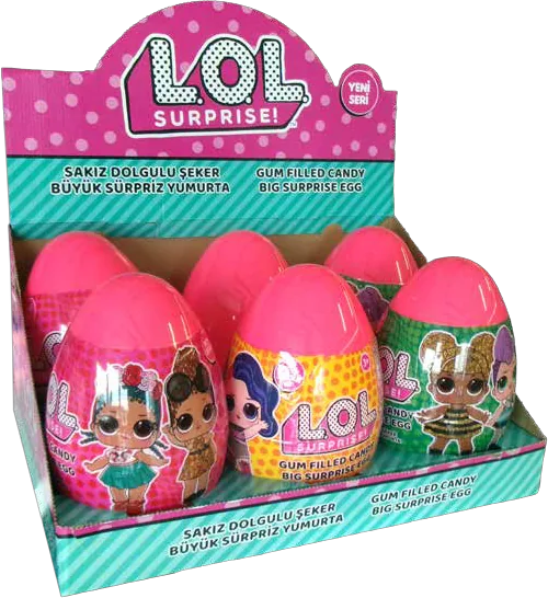 L.O.L. Surprise! Sürpriz Dev Yumurta ürün ve teşhir kutusu