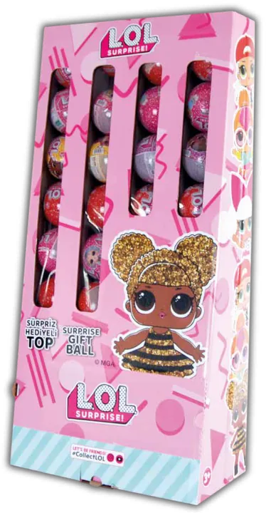 L.O.L. Surprise! Surprise Ball 36-Piece Stand product and display box
