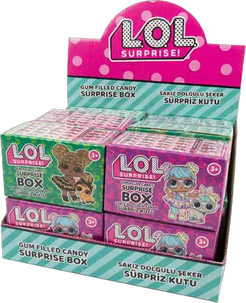 L.O.L. Surprise! Sürpriz Box ürün ve teşhir kutusu