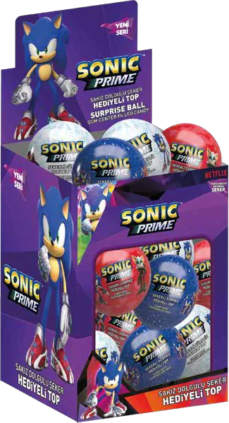 Sonic Surprise Ball product and display box