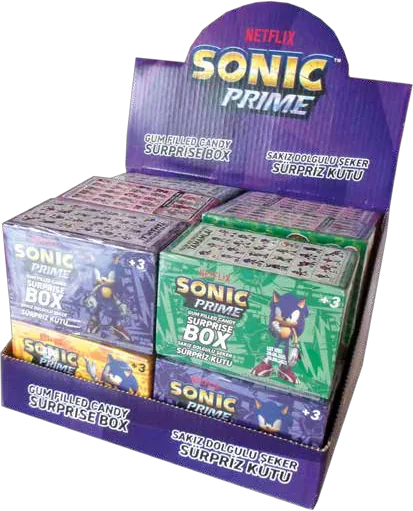 Sonic Sürpriz Box ürün ve teşhir kutusu